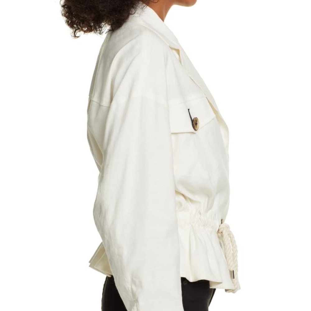 Veronica Beard $595 Magni Linen Blend Jacket NWT - Picture 3 of 7